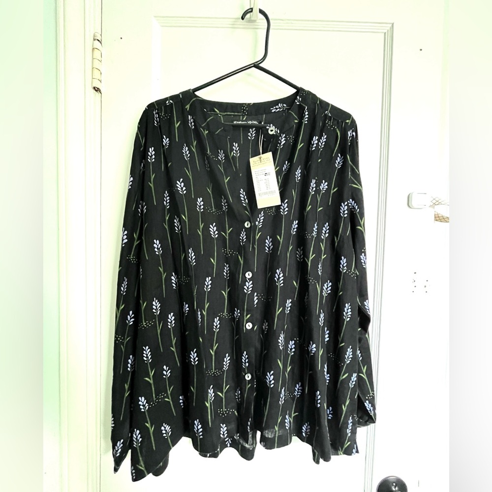 NWT Gudrun Sjoden Lavender Blouse